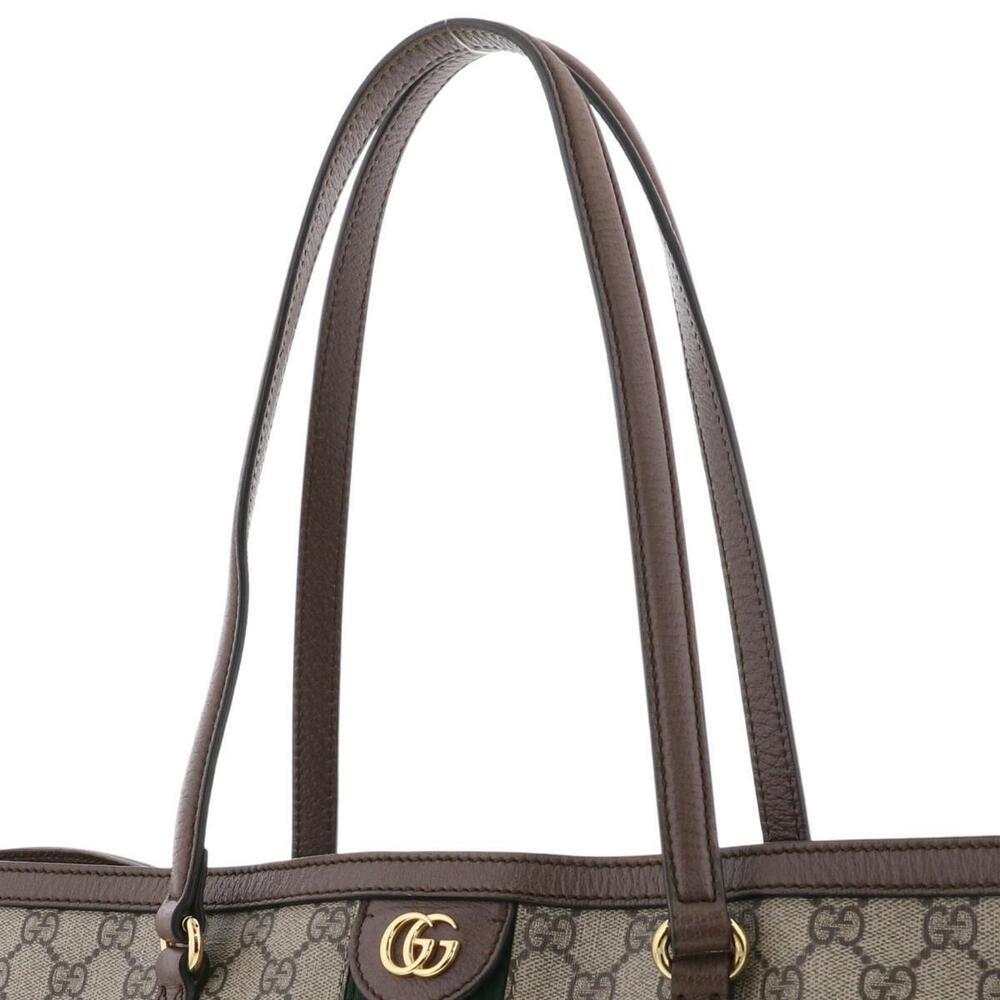 Gucci GG Bag Tote Ophidia Supreme BROWN Sherry Handbag - Picture 3 of 6